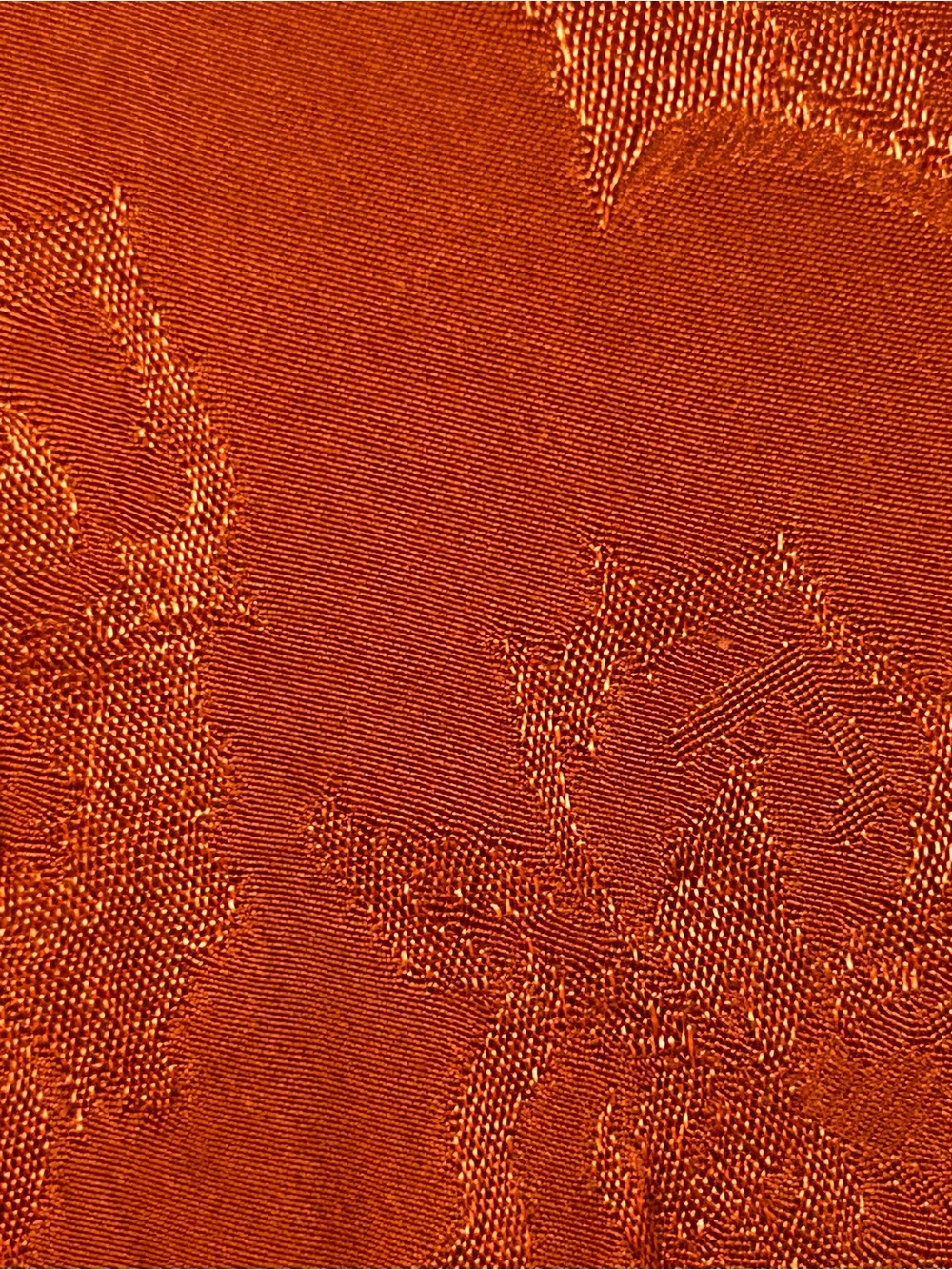 Natural Life Boho Babydoll Tunic Dress Burnt Orange Jacquard Peasant M - Picture 7 of 8